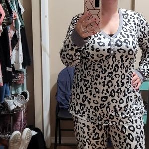 Cheetah print pajamas